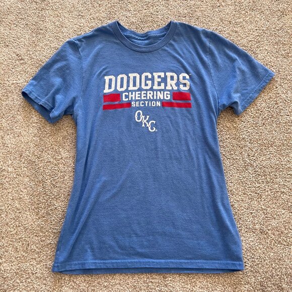Tops - Dodgers Cheering Section Light Blue Babytee L